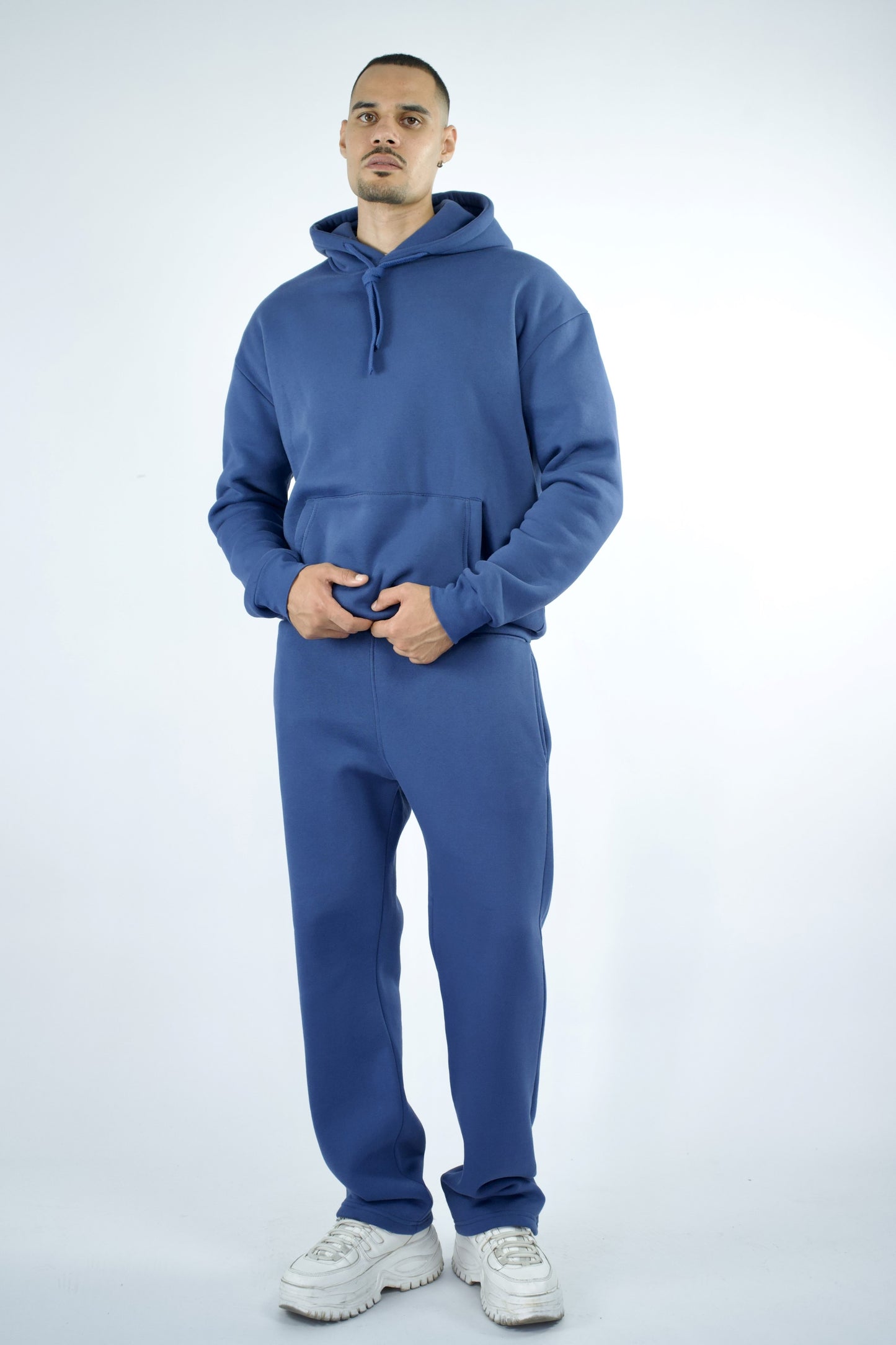 Pantalon et Sweat à capuche Oversize Simple en coton lourd 320 GSM