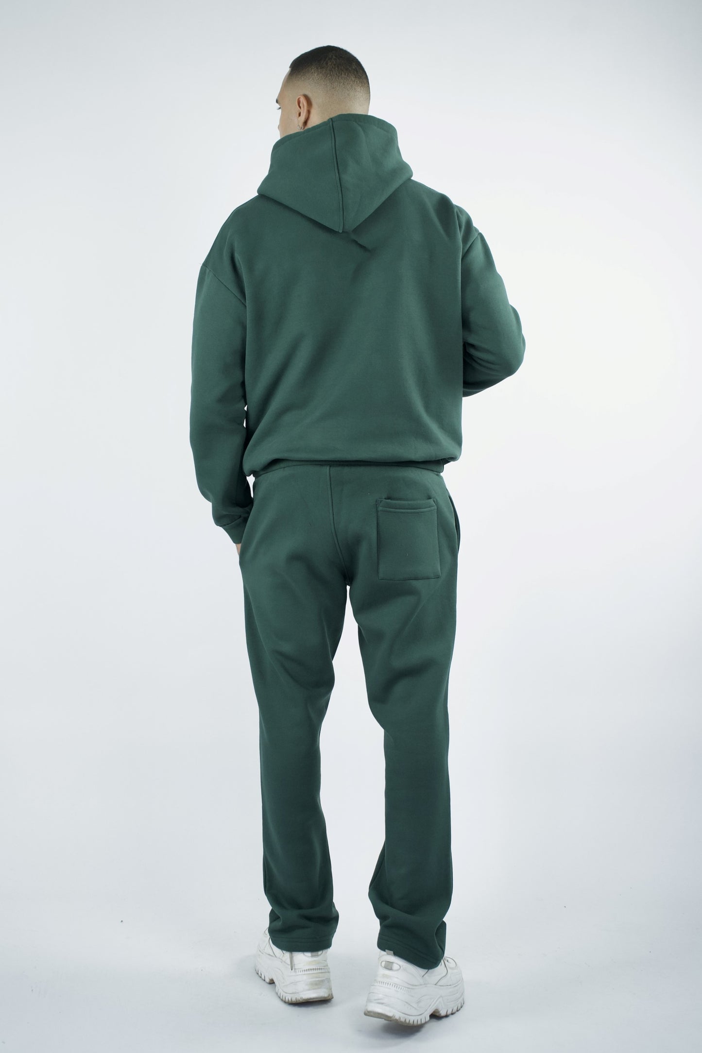 Pantalon et Sweat à capuche Oversize Simple en coton lourd 320 GSM