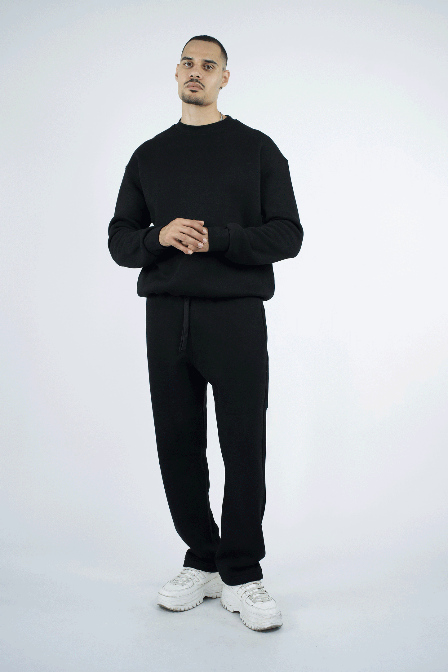 Pantalon et Sweat Oversize Simple en coton lourd 320 GSM