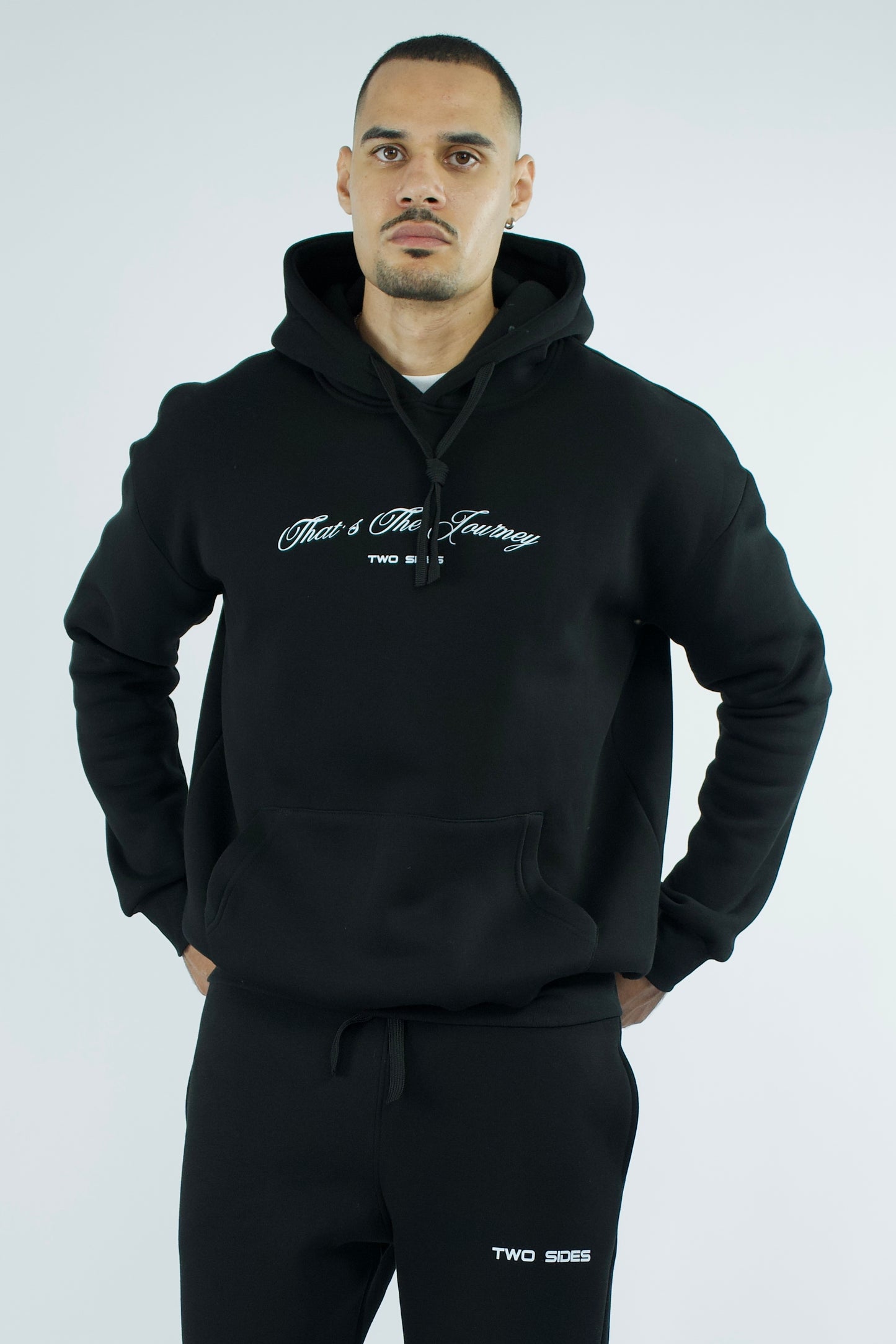 Pantalon et Sweat à capuche Oversize en coton lourd 320 GSM Two side