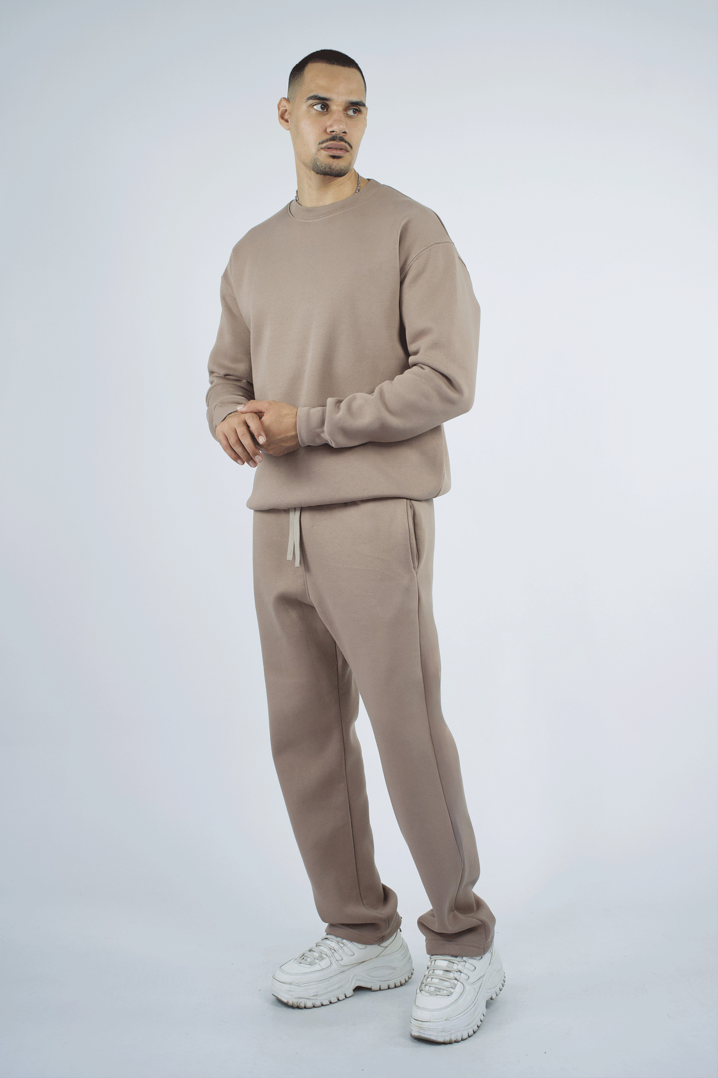 Pantalon et Sweat Oversize Simple en coton lourd 320 GSM