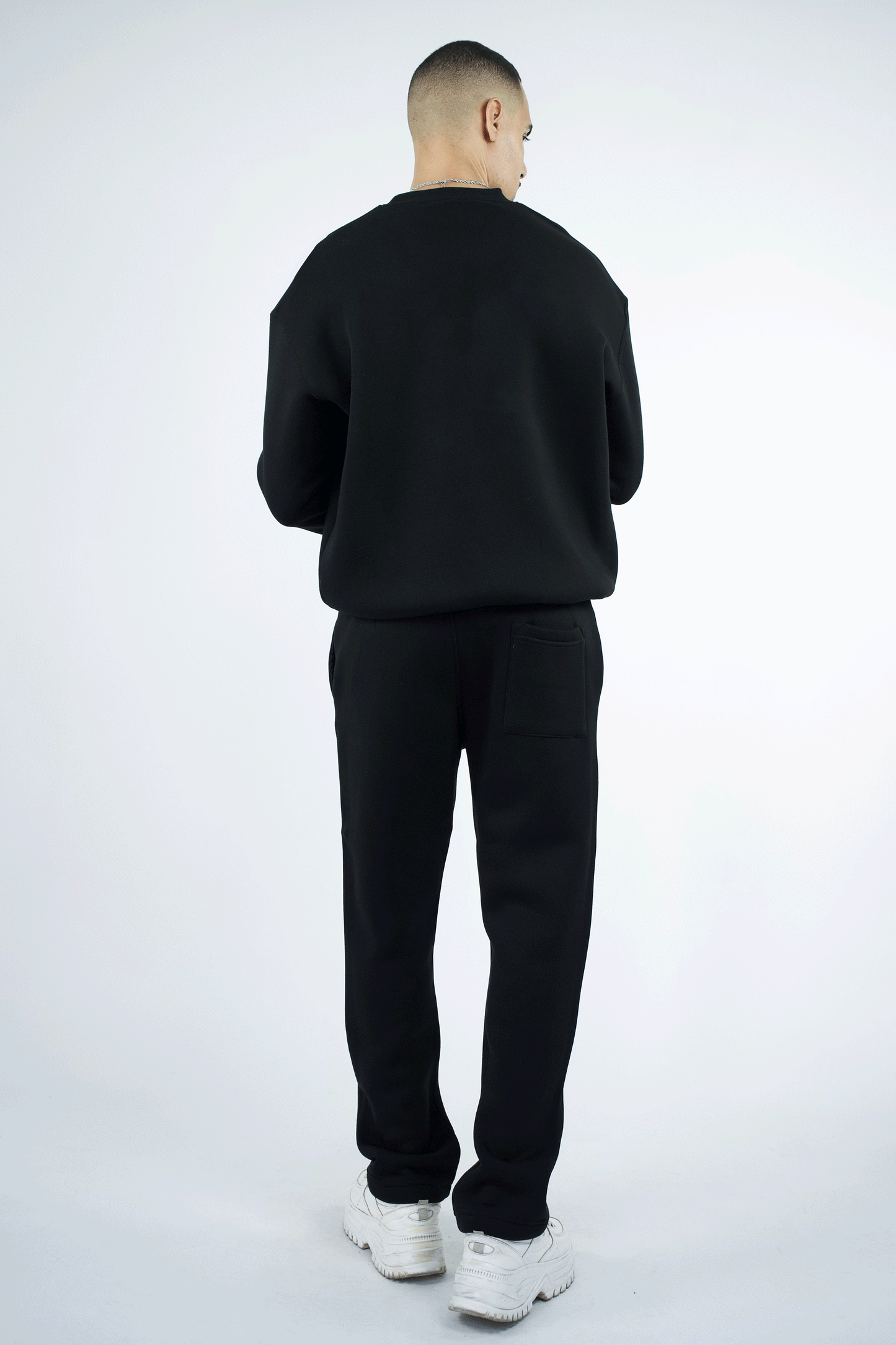 Pantalon et Sweat Oversize Simple en coton lourd 320 GSM