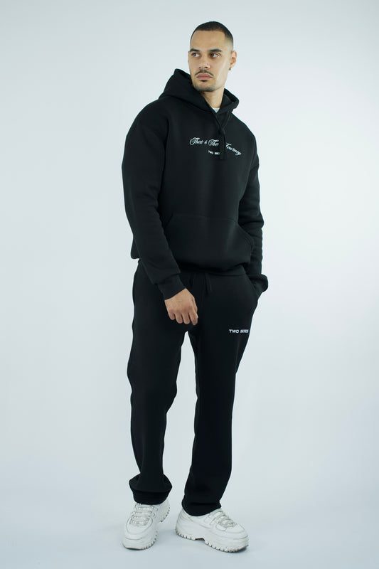 Pantalon et Sweat à capuche Oversize en coton lourd 320 GSM Two side