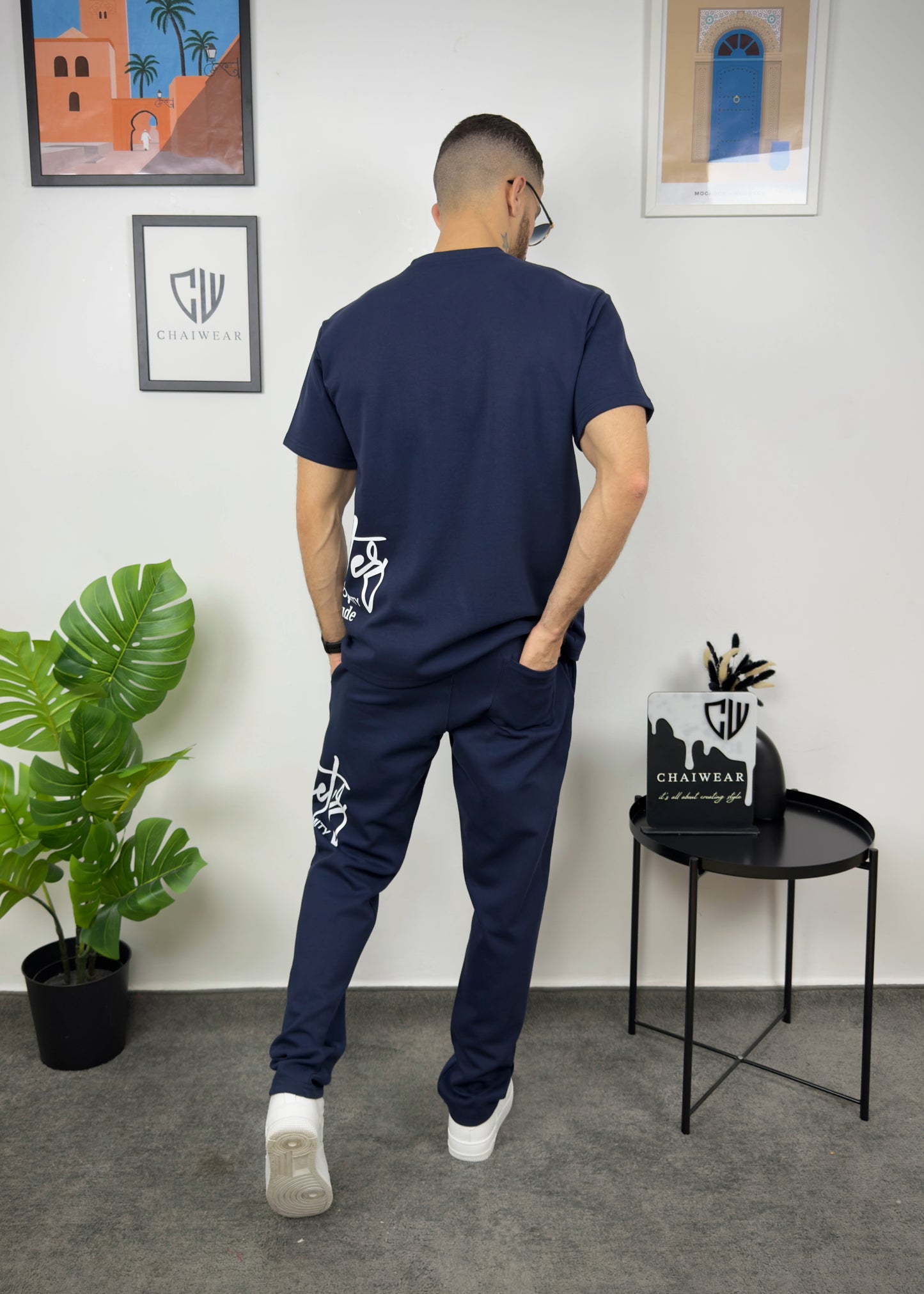 Pantalon et T-shirt Oversize en coton lourd 320 GSM Streetez sérigraphie