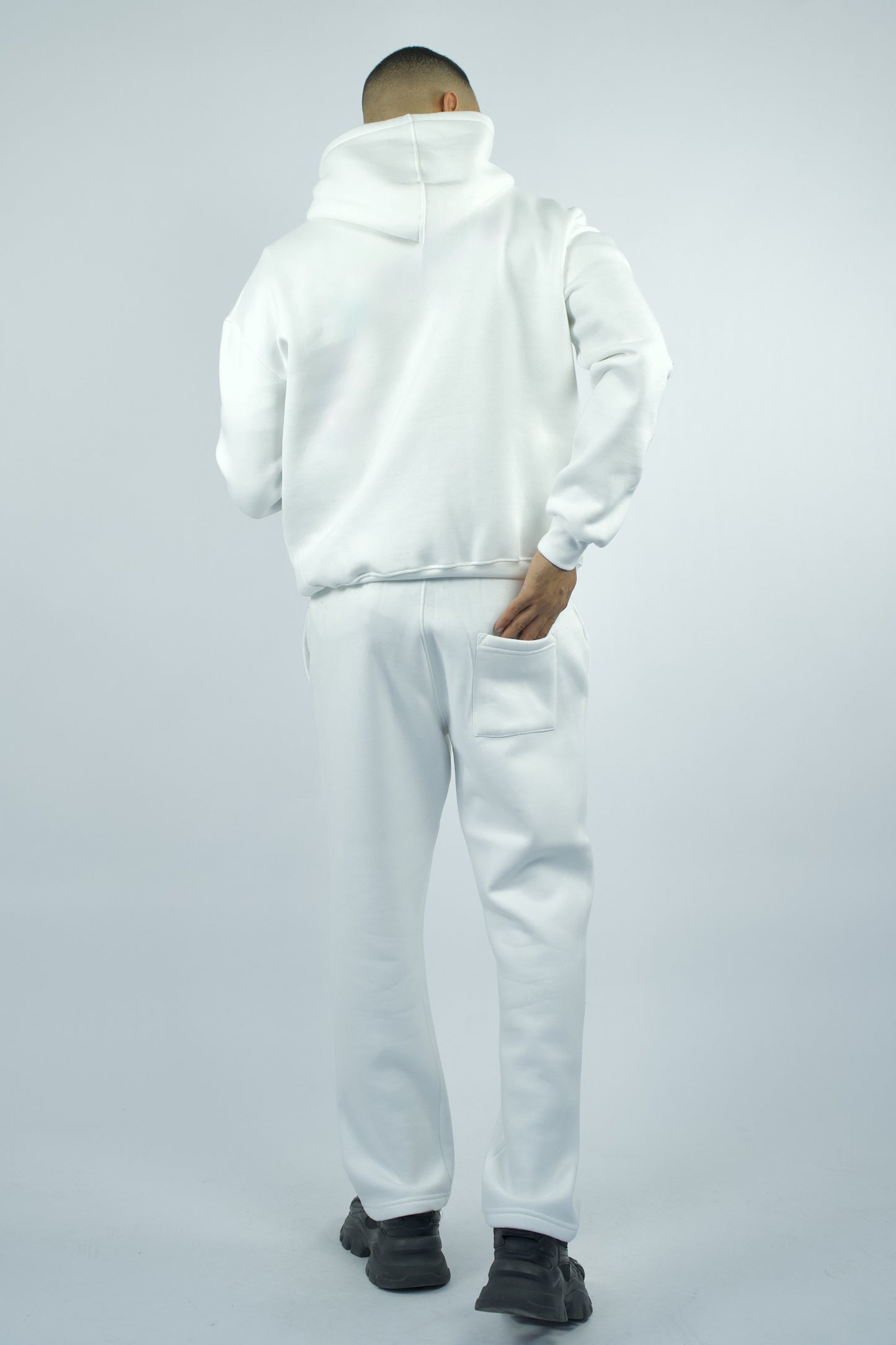 Pantalon et Sweat à capuche Oversize Simple en coton lourd 320 GSM